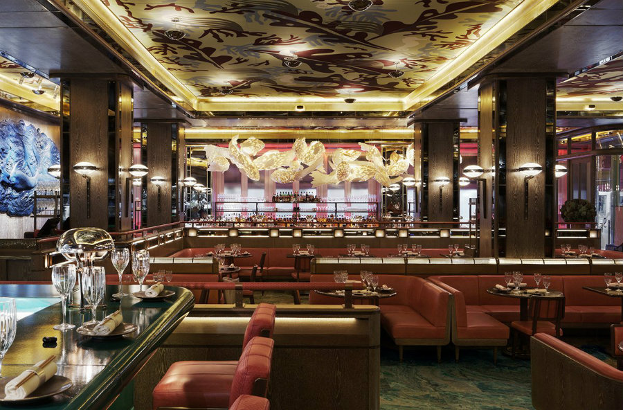 Sexy Fish London restaurant_midcentury interiors by Martin Brudnizki