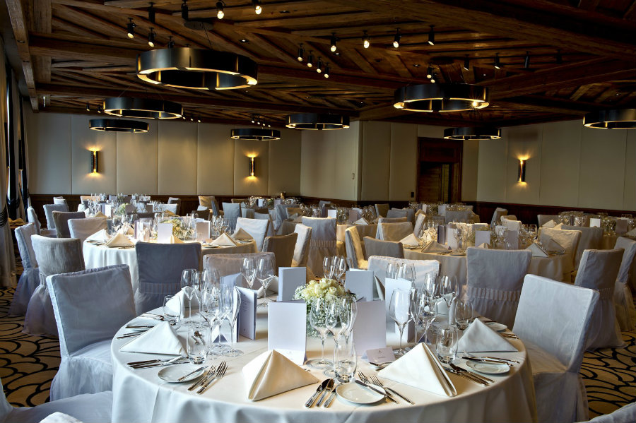 Alpina Gstaad restaurant interior design ideas