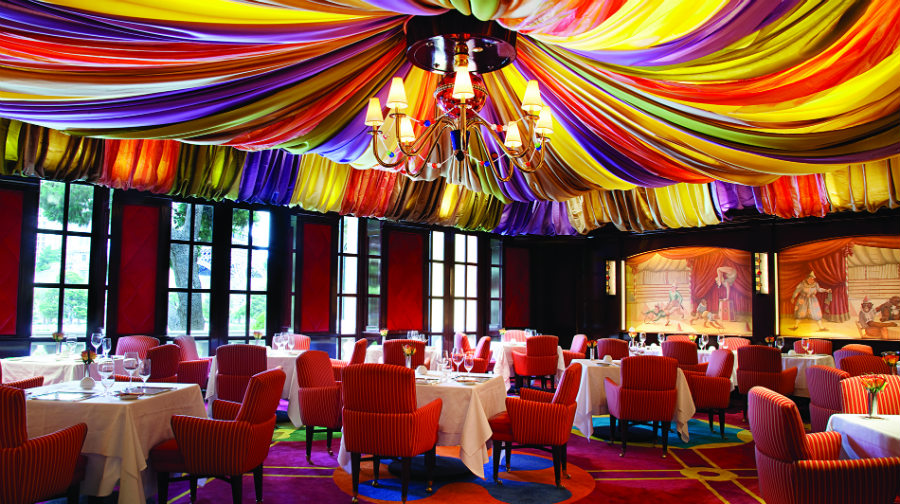 Le Cirque restaurant at Bellagio by Adam Tihany Design - Most expensive restaurants in Las Vegas