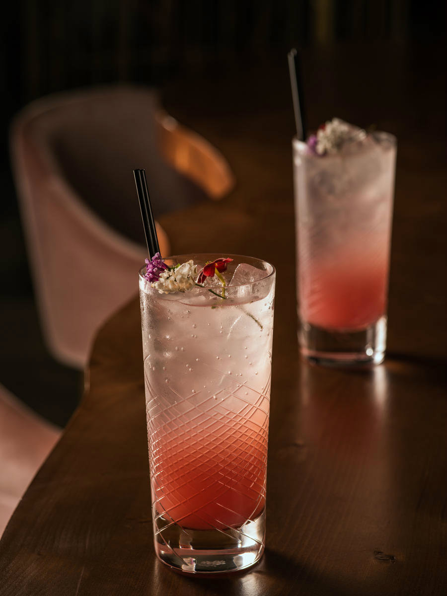 Luxury cocktails at Hong Kong Club