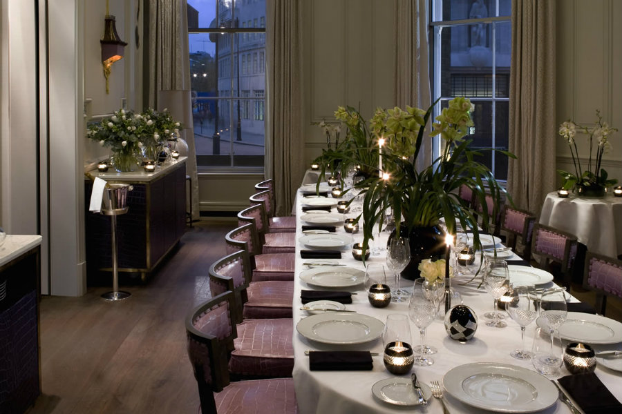 David Collins restaurant interiors London