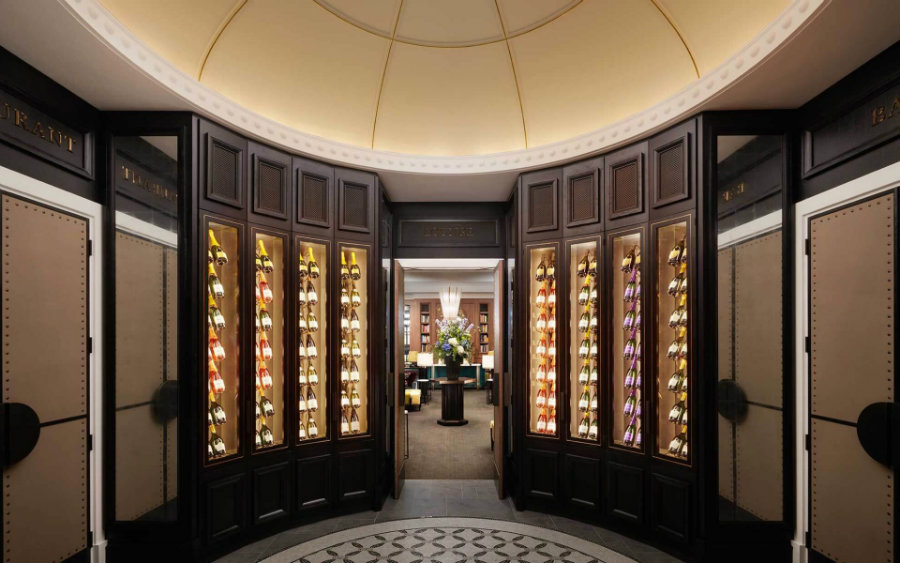 The Carriage House Wine cellar by David Collins
