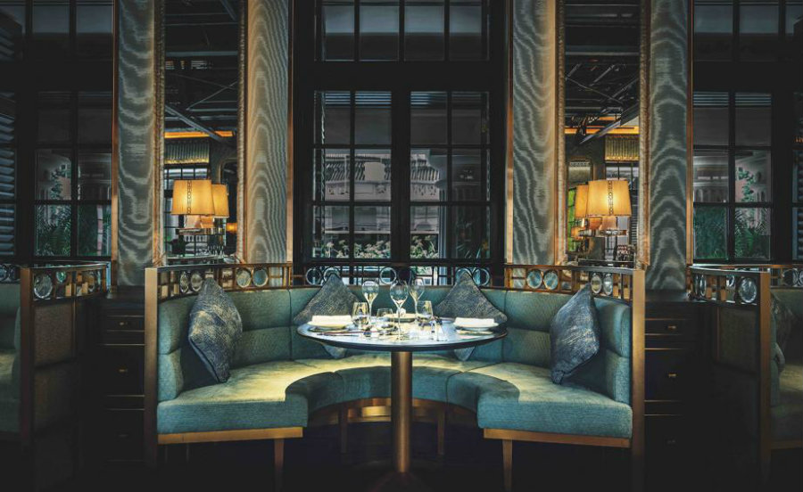 An Opulent Colonial-Inspired Lounge Bar Decor by AB Concept