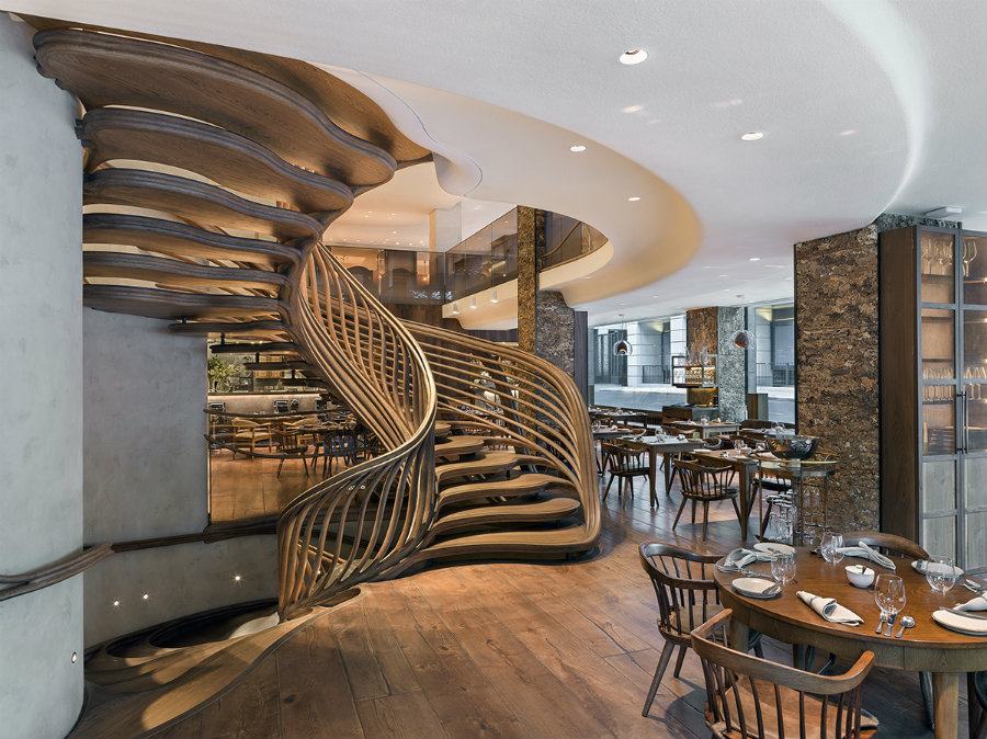 Best London Restaurants - HIDE restaurant seating furniture