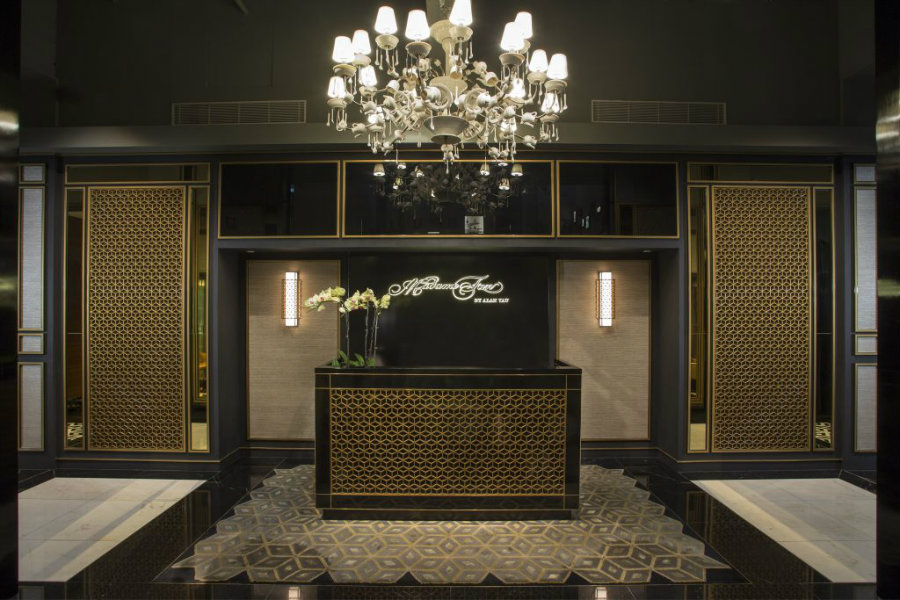 Luxury restaurant decor Madame Fan by Axis ID